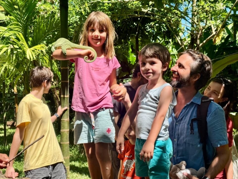 Meeting a chameleon